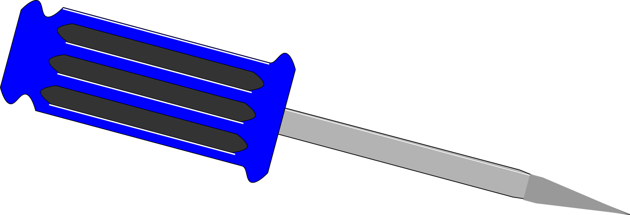 Stitching Awl Computer Icons Scratch Awl Tool Hand-sewing - Awl Clipart (2198x750), Png Download