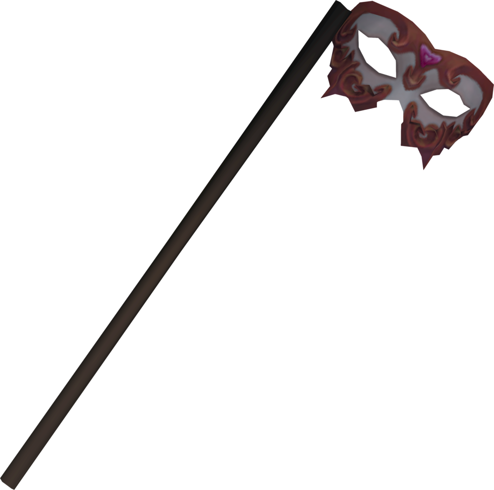 Handheld Masquerade Mask Detail - 4everstore Masquerade Mask With Handheld Stick (black/silver) (1000x992), Png Download