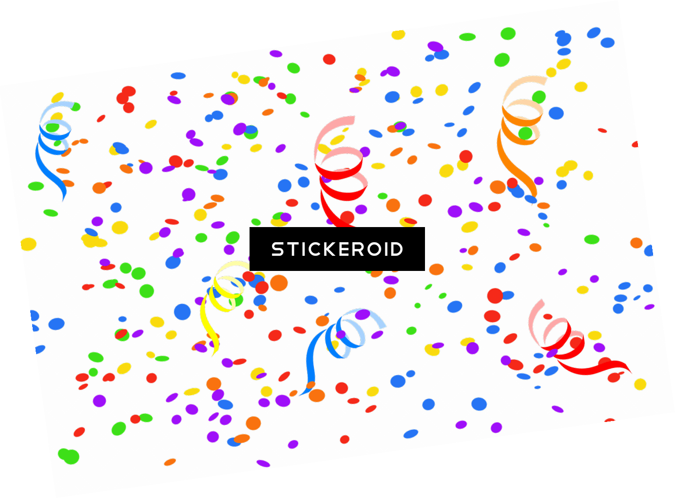 Confetti - Happy Birthday: Guest Book [book] (1385x1022), Png Download
