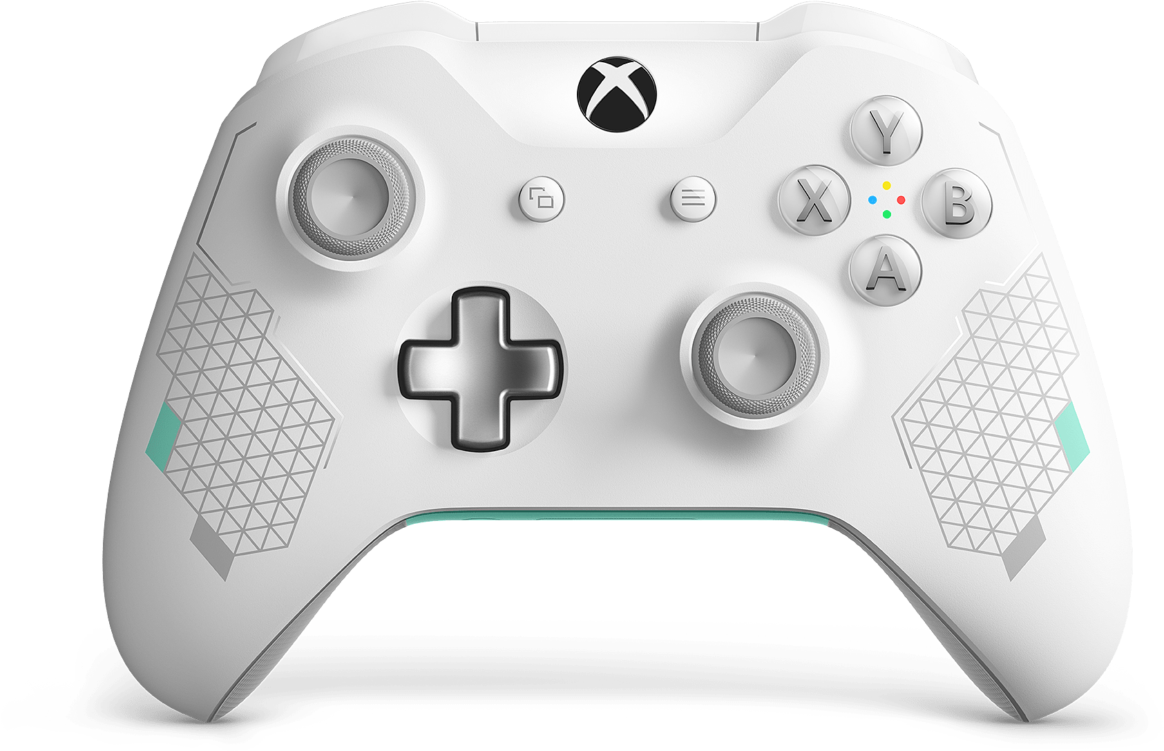 Official Xbox One Sport White Special Edition Controller - Sport White Xbox Controller (2000x1086), Png Download