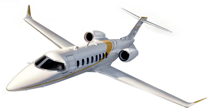 Fleet - Learjet 75 (697x364), Png Download
