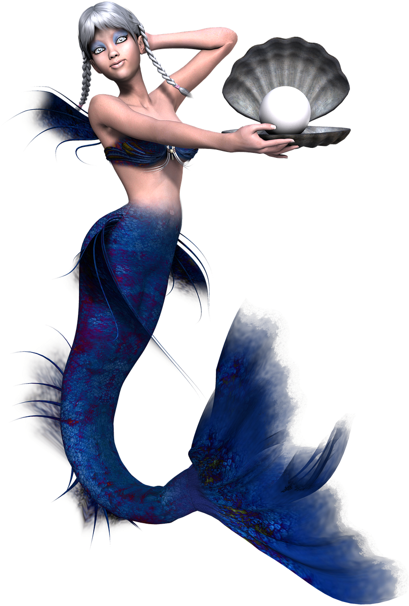 Girl Mermaid Legend - Mermaid (922x1280), Png Download