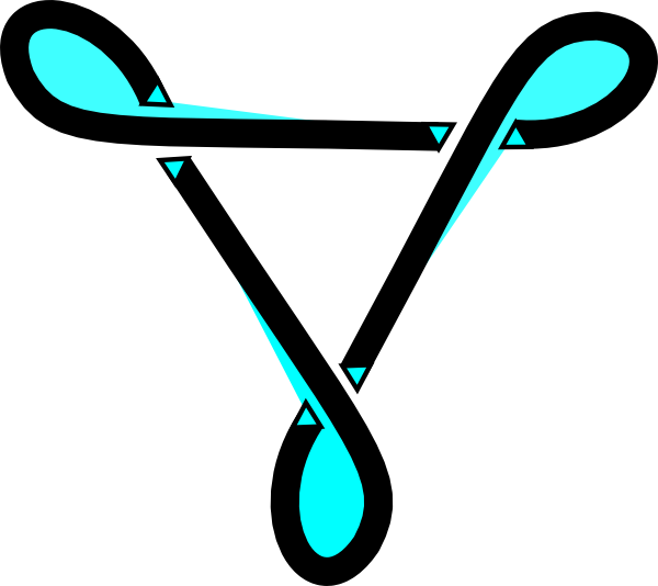 Squiggly Triangle2 Clip Art At Clker - Celtic Triangle (600x534), Png Download