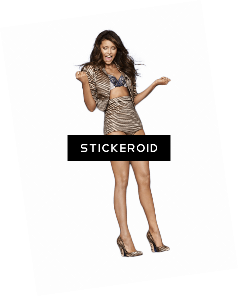 Nina Dobrev Long Legs - Portable Network Graphics (832x1034), Png Download