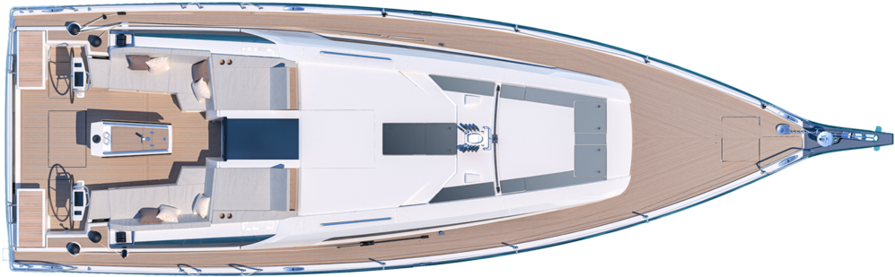 Oc46 1 Deck Plan No Arch Web-807b - Luxury Yacht (1000x321), Png Download