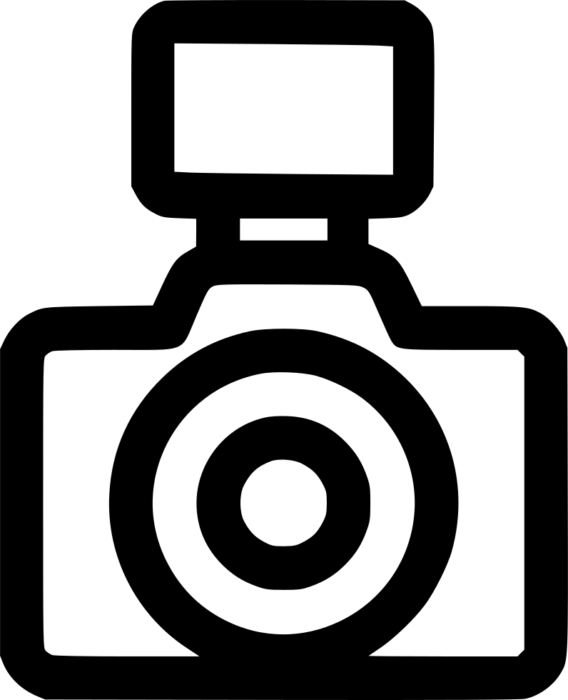 Camera Flash - - Scalable Vector Graphics (796x980), Png Download