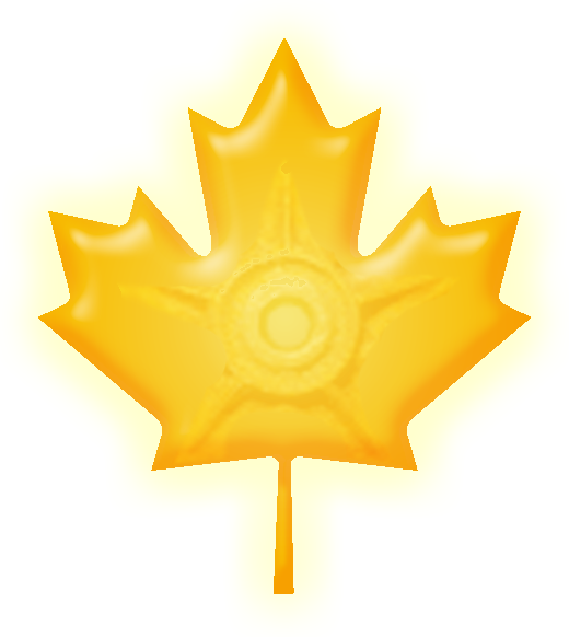 Golden Wiki Mapleleaf - Golden Maple Leafs Logo (520x582), Png Download