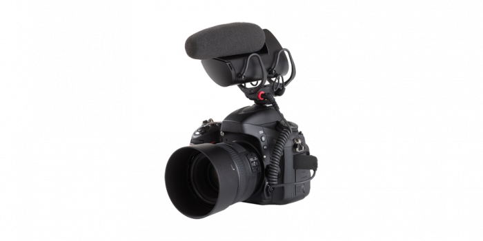Vp83f Lenshopper Camera-mount Shotgun Condenser Mic - Shure Vp83 Lens Hopper On-camera Condenser Microphone (700x350), Png Download