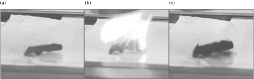 2 Ignition Of A Go Foam Sample With An Ordinary Camera - Toyota Sienna (850x266), Png Download