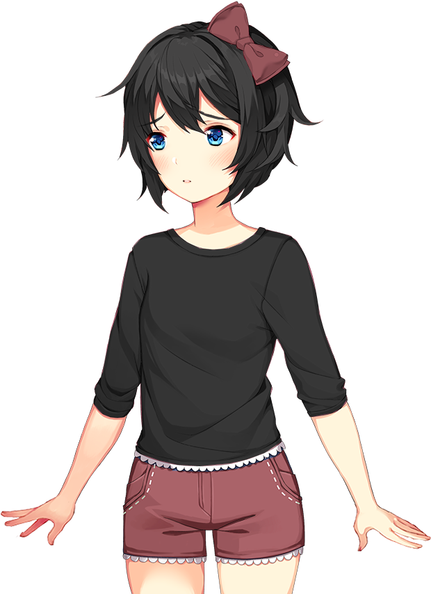 Emo Sayori - Dark Sayori Reddit (960x960), Png Download