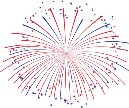 Fireworks - Fireworks Clipart Transparent Background (428x360), Png Download