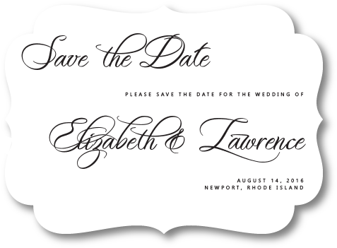 Mirabelle Save The Dates (504x612), Png Download