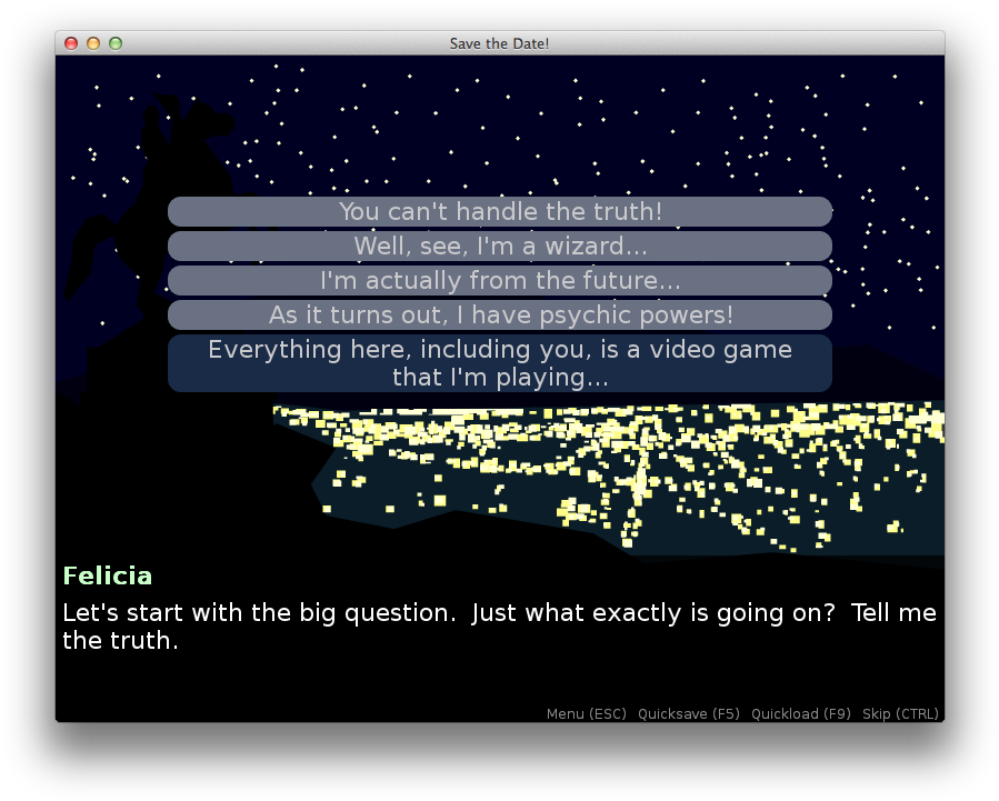 Bildschirmfoto 2014 06 26 Um - Save The Date Game Menu (914x736), Png Download