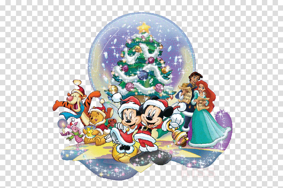 Christmas Clip Art Disney Clipart Mickey Mouse Christmas - Christmas Disney (900x600), Png Download