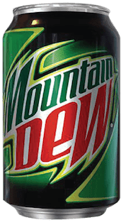 Mountain Dew Transparent Png - Mountain Dew 0 5 (400x386), Png Download