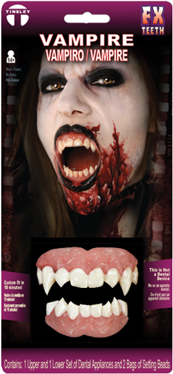 Vampire - Teeth Fx - Tinsley Transfers Vampire Fx Teeth (600x600), Png Download