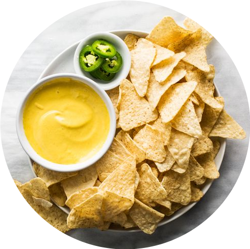 Nachos Con Queso Tacos Y Nachoc - Nacho Cheese Sauce Woolworths (490x489), Png Download