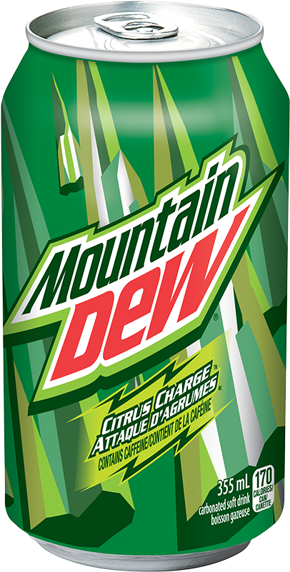 Mountain Dew Citrus Charge Carbonated Soft Drink (800x800), Png Download
