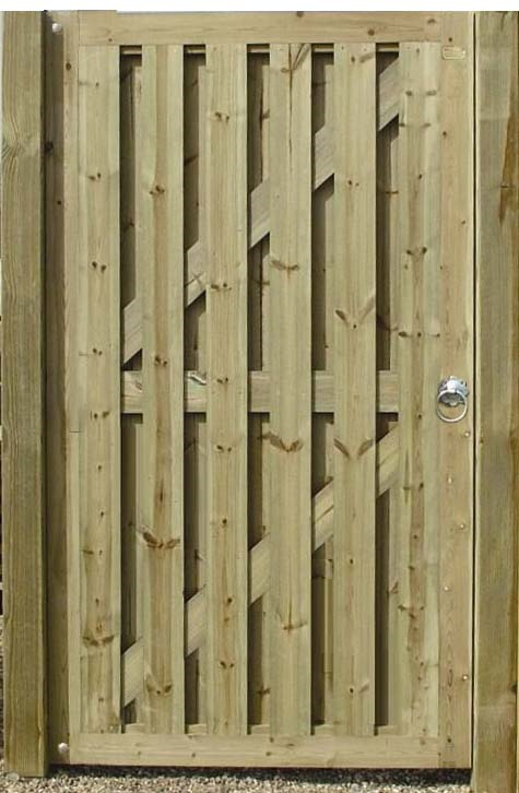 Wooden Gate Png Download - Hit And Miss Gate (475x726), Png Download