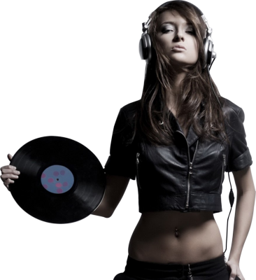 Dj Girl Png Download - Bluetooth 4.0 Speaker Portable Ip67 Waterproof Wireless (366x400), Png Download