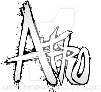 Clip Library Afro Clipart Drawing - Calligraphy (400x400), Png Download