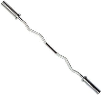 Usa Ez Olympic Curl Bar - Black And White Transparent Background Pen Clipart (371x325), Png Download