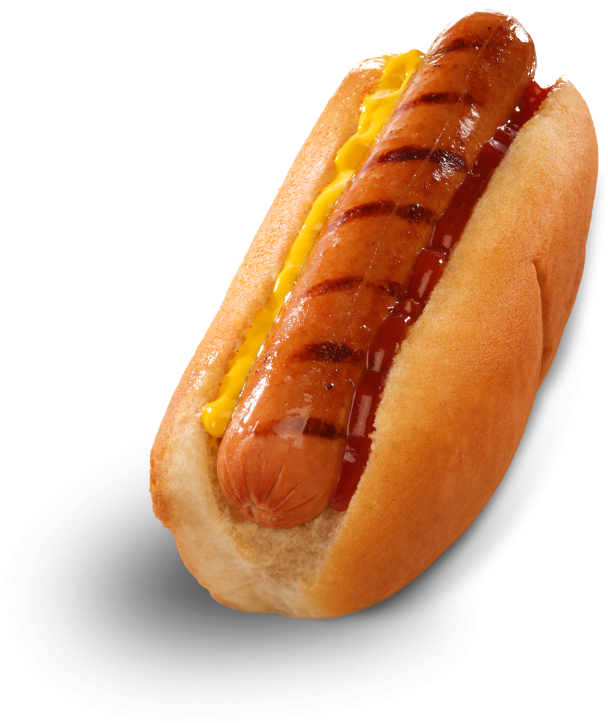 Back Yard Dog - Hot Dog Png (914x1074), Png Download