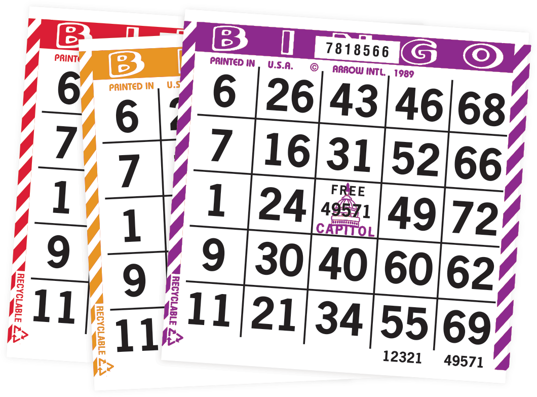 Barber Pole Bingo Faces - Smalltoys 1 On Pushout Bingo Paper Cards Red 250 (1100x830), Png Download