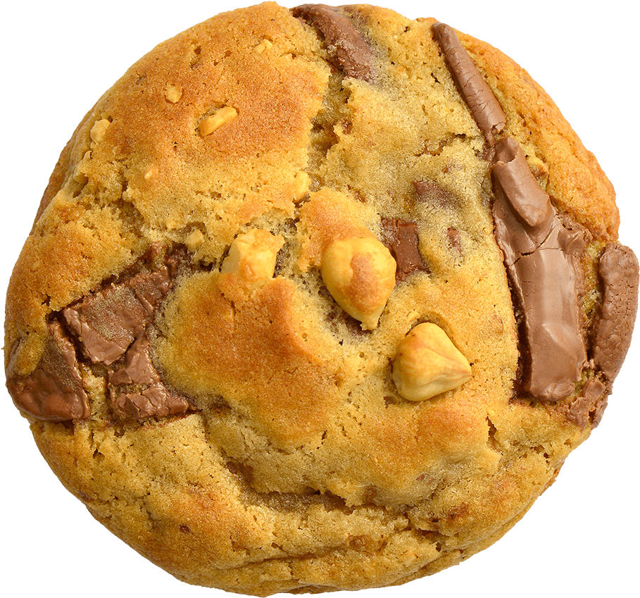 Praline & Milk Chocolate Chunk - Peanut Butter Cookie (1024x1024), Png Download