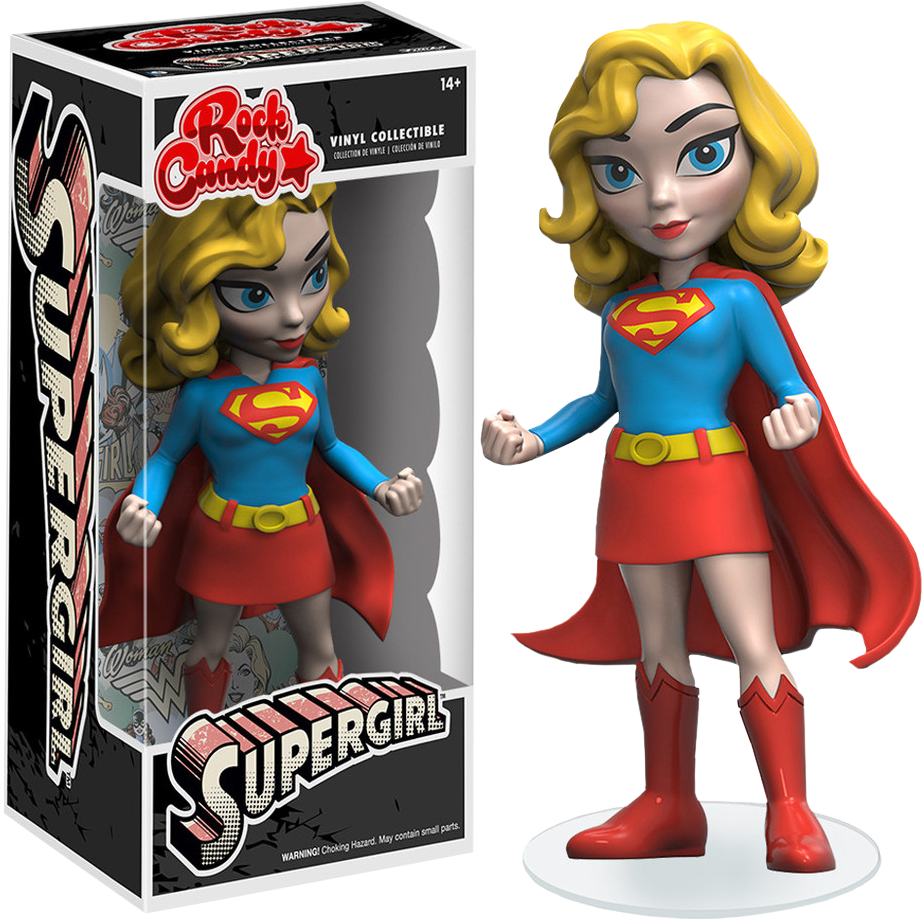 Supergirl Rock Candy 5” Vinyl Figure - Funko Rock Candy Supergirl (923x920), Png Download