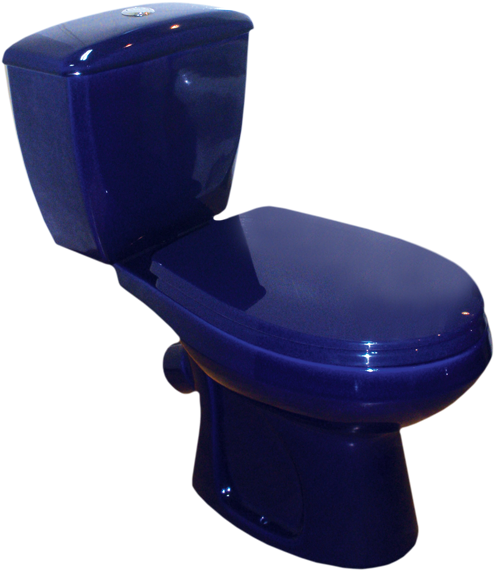Blue Toilet Png (800x600), Png Download