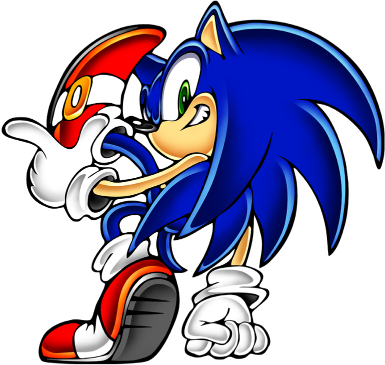Sonic The Hedgehog Is Painfully, Wonderfully Sincere - Sonic Adventure Sonic Png (800x757), Png Download