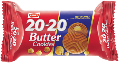 20 20 Butter Cookies - Parle 20 20 Butter Cookies (500x500), Png Download