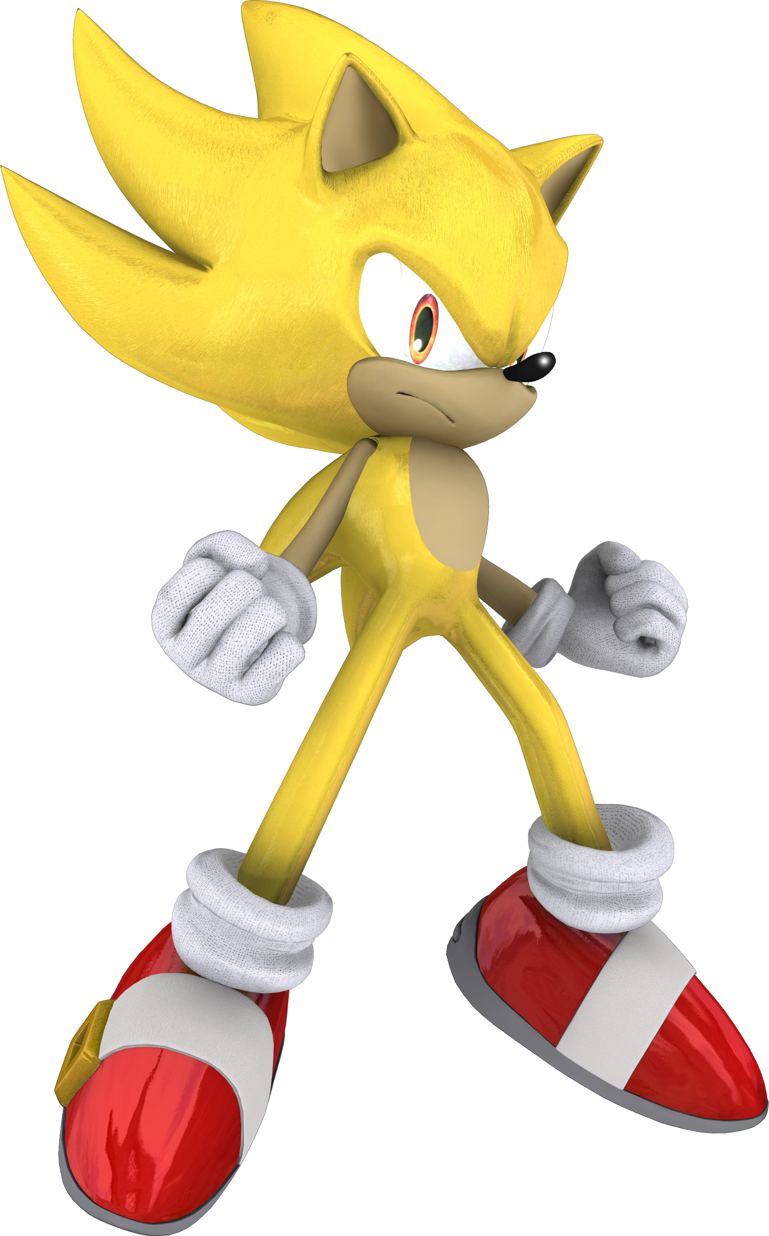 Sonic The Hedgehog Golden (1546x2483), Png Download