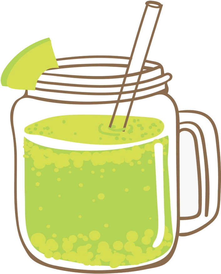 Transparent Download Juice Smoothie Cocktail Lemonade - Green Smoothie Clipart (893x943), Png Download