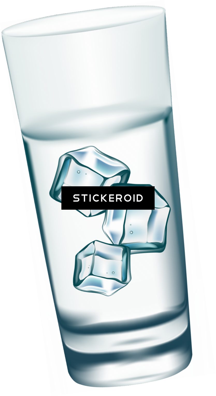 Water Glass - Water (834x1524), Png Download