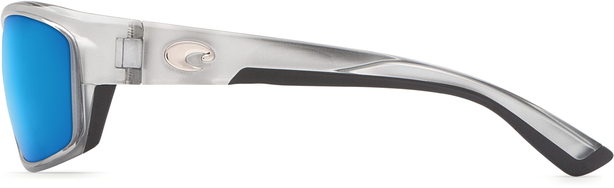 Costa Del Mar Saltbreak Sunglasses In Silver, Tr-90 - Costa Del Mar Saltbreak Silver Sunglasses Blue Lens (2000x1000), Png Download