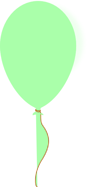 How To Set Use Baby Green Ballon Clipart - Clip Art (282x597), Png Download