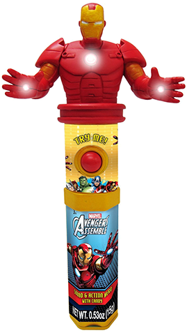 Marvel Avengers Sound & Action Heroes Candy Toy For - Marvel Avengers Character Fan (500x500), Png Download