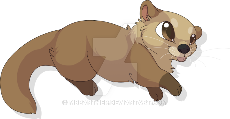 By Mbpanther On Deviantart - Cute Otter Drawings (800x416), Png Download