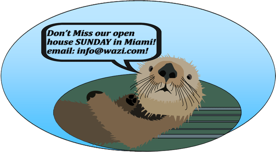 Otter Offer For Open House Miami Wp Float - Custom Otter Shower Curtain (1222x536), Png Download