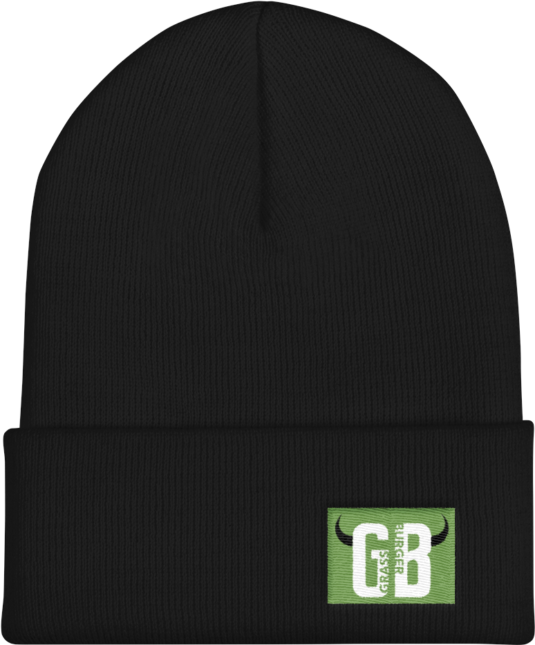 Gbhorns Grn Mockup Black (1000x1000), Png Download