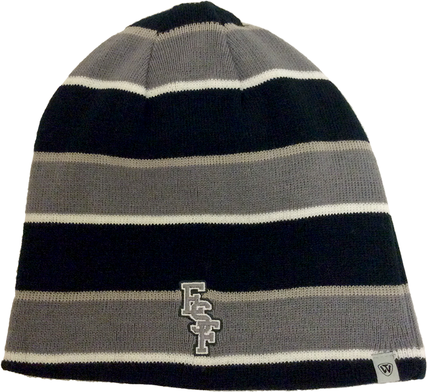 Reversible Striped Beanie - Knit Cap (1000x1000), Png Download