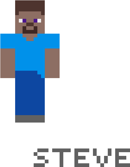 Steve In Minecraft - Minecraft Herobrine (1200x1200), Png Download