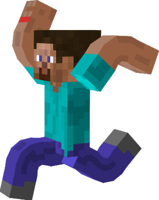 Minecraft Clipart Steve Running - Cartoon Minecraft Steve Running (317x400), Png Download