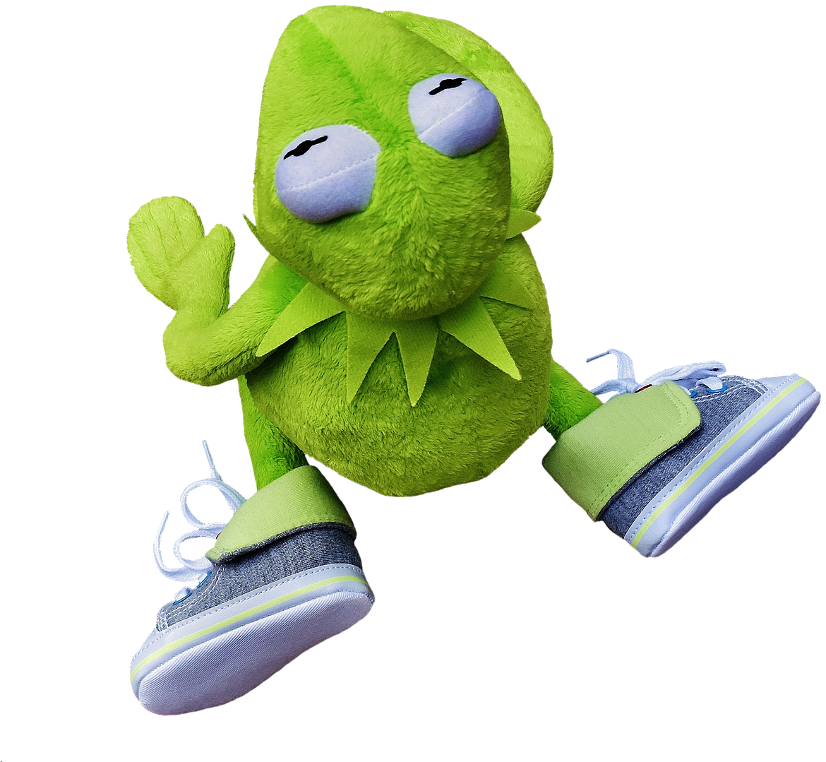 Kermit Soft Toy Stuffed Animal - Funny Looking Kermit (1280x1237), Png Download