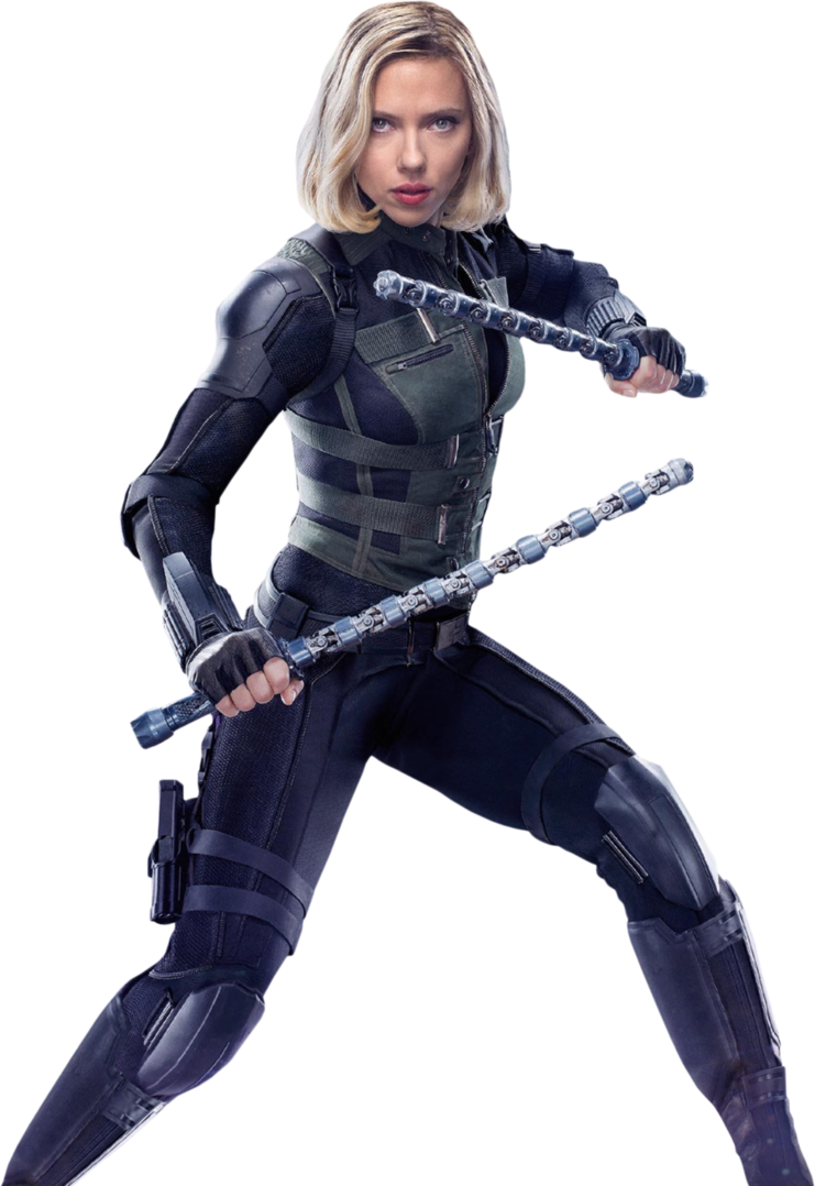 Black-widow - Natasha Romanoff Infinity War (741x1078), Png Download