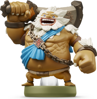 Goron Champion Amiibo Figure - Daruk Amiibo (394x400), Png Download