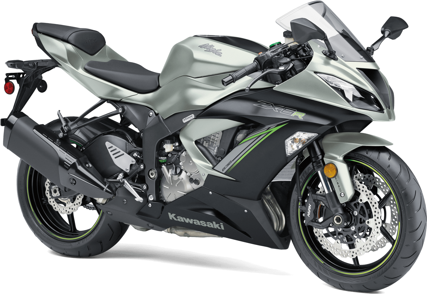 2018 Ninja® Zx™-6r Abs* - 2018 Kawasaki Ninja Zx6r (2000x1123), Png Download