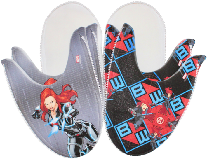 Black Widow Mix N Match Zlipperz Set - Spider-man (900x900), Png Download